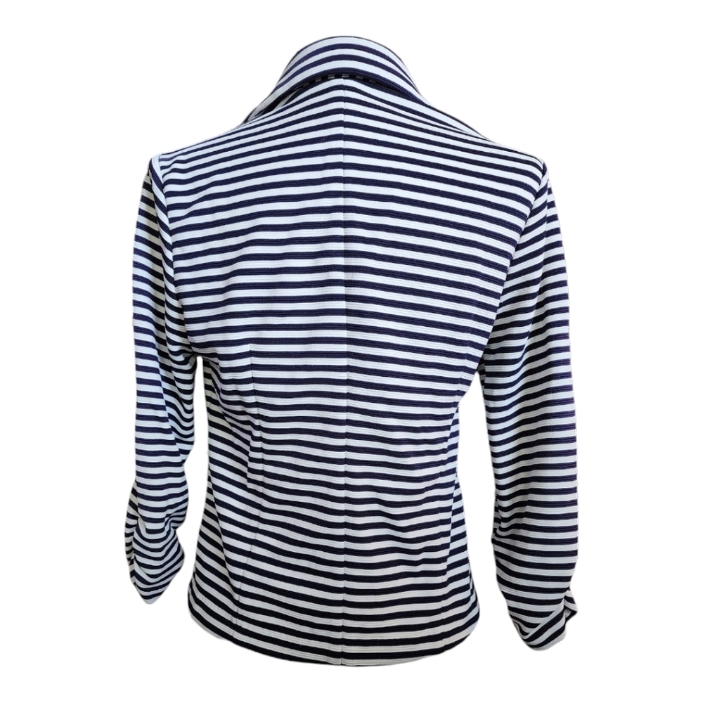 💖Women's Striped Jacket Size L - Picture 2 of 2